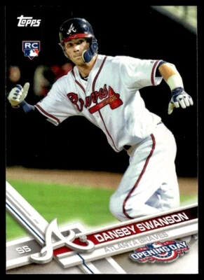 2017 TOPPS OPENING DAY ROOKIE Dansby Swanson R97 - Image 1 of 2