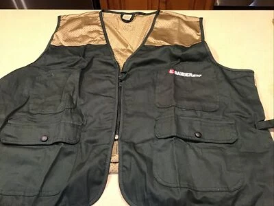 Gander Mountain Mens Staff 2XL Zip Up Fishing Hunting Guide Vest Jacket Hiking