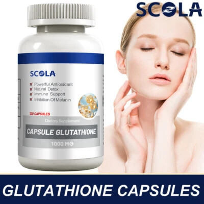 Glutathione Collagen Anti-aging skin Whitening Capsules 120 Capsules - Image 1 of 4