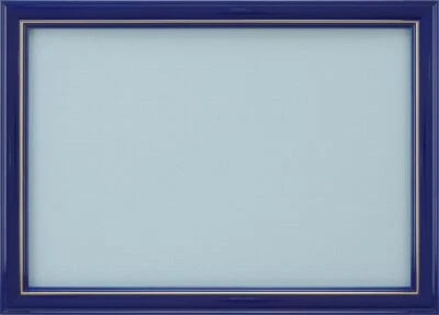 Marco Rompecabezas Madera Nuevo DX Azul (26x38cm) Panel Nº3 Autocubierta Corte UV Yonoman JP Foto 1 de 2