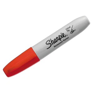 Sharpie Permanent Marker 5.3mm Chisel Tip Red Dozen 38202 - Picture 1 of 6