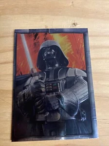 STAR WARS 2005 TOPPS REVENGE OF THE SITH DARTH VADER EMBOSSED FOIL INSERT 4OF10 - Picture 1 of 2