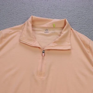 Tasc Performance Pullover Womens Large Peach Orange Recess Quarter Zip Bamboo - Picture 1 of 11