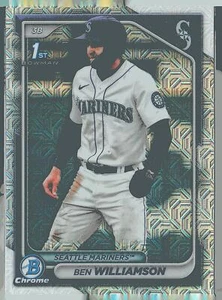 2024 Bowman #BP-67 Ben Williamson Prospects Mojo Reflektor - Bild 1 von 2