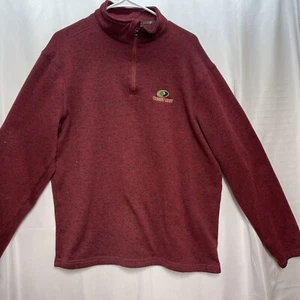 Mossy Oak Quarter Zip Pullover Sweatshirt Mens Size L - Picture 1 of 8