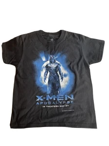 NWOT Boys Movie Promo 2016 X-Men Apocalypse T-Shirt Black Size S 6-8 - Picture 1 of 5
