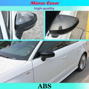 Carbon Mirror Cover Audi A3 S3 8V RS3 2013 2014 2015 2016 2017 2018 2019 - Picture 1 of 3