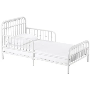Little Seeds Monarch Hill Ivy Metal Toddler Bed, White - Picture 1 of 9
