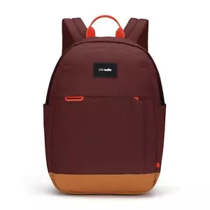 Pacsafe Go 15L Anti-Diebstahl Rucksack Recycelte Materialien Granatrot - Bild 1 von 1