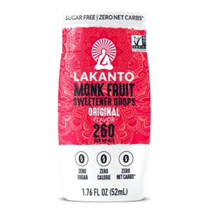 Monk Estratto di Frutta Gocce Dolcificante Liquido - Zero Calorie, Zero Zuccheri, Keto Drink - Foto 1 di 12