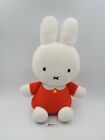 Miffy B0811 Rabbit Bunny Orange Plush 8" Stuffed Toy Doll japan Dick Bruna 