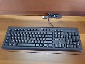 Used HP Acer Full Size USB Keyboard PR1101U - BLACK - Picture 1 of 4