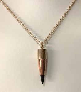 Collana in oro rosa .308 PIED DI MAIALE ~ fatta da veterani ~ - Foto 1 di 4