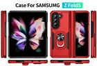 For Samsung Galaxy Z Fold5 Fold4 Solid Color Shockproof Rugged Phone Case Cover
