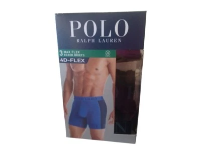 Calzoncillos boxer Polo Ralph Lauren Max Flex para hombre - Paquete de 3 - Medianos Foto 1 de 4