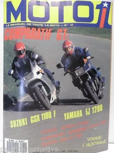 Revue MOTO 1 magazine n° 62 - 1988 motard bike motorrad suzuki GSX 1100 F - Picture 1 of 1
