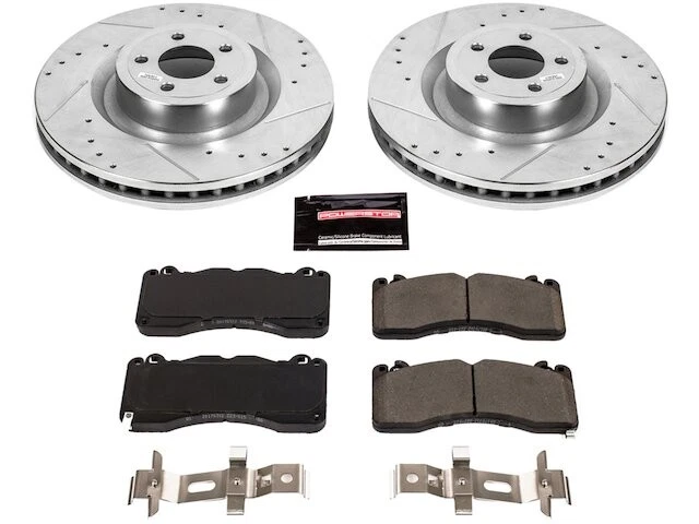 Kit de pastillas de freno delanteras y rotor para Ford Mustang 2015-2023 2016 2017 2018 NZ152KC Foto 1 de 1