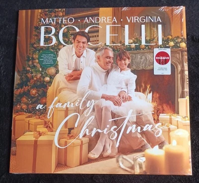 MATTEO ANDREA VIRGINIA BOCELLI - A Family Christmas (2022 Decca) Vinyl - NEW - Image 1 of 4