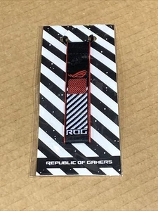 Asus Rog Republic of Gamers Lanyard Key Chain Ring 15320-00181000 New - Picture 1 of 4