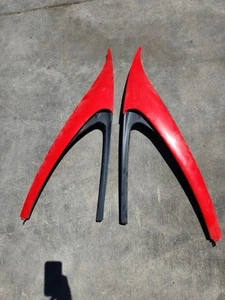 91-96 Dodge Stealth r/t Twin Turbo Sail Panels Red - Picture 1 of 18