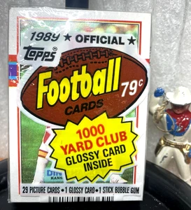 TOPPS NFL "FOOTBALL 1989" JUMBO CELLO PACK ~ 29 CARDS ~ NEW SEALED - Bild 1 von 4