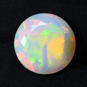 17.03Ct IF Round ICA Certified Multi Flashy Rainbow Rain Of Colors Welo Cut Opal - Picture 1 of 8