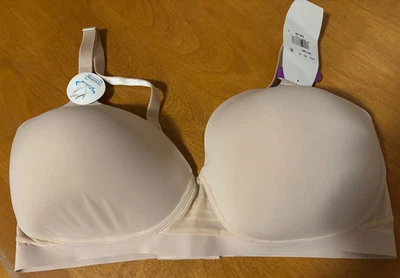Hanes Ultimate Lightweight Comfort Wireless Bra DHHU22 Soft Taupe Size 2XL NEW - Image 1 of 4