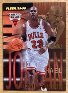 1995-96 Fleer Firm Foundation Michael Jordan Chicago Bulls #323 - Picture 1 of 2