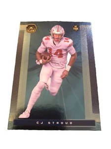 2021 Super Glow CJ STROUD Inaugural Blue Foil #16 Rookie RC OSU / HOUSTON TEXANS - Picture 1 of 2