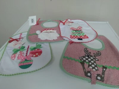 Lote de 4 baberos de bebé Mud Pie Foto 1 de 4