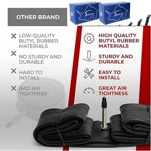 2-PACK 26X1.90/1.95/2.10/2.125  MTB BIKE INNER TUBES PAIR OF 2 - Picture 1 of 7
