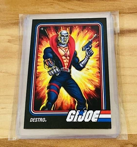 Destro Super 7 Hasbro GI Joe Trading Card #15 Neu 2023 SDCC Mint - Bild 1 von 2
