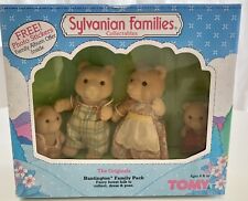 TOMY Sylvanian Huntington Family Bear Boxed Retired 1985 80s VTG Epoch