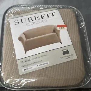 Sure Fit Natural Furniture Slipcover Sofa Cover,Fits Most 58inch To 73inch Taupe - Picture 1 of 13
