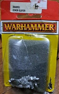 Warhammer Dwarfs Demon Slayer Metal Nib Oop Games Workshop D56 - Picture 1 of 3