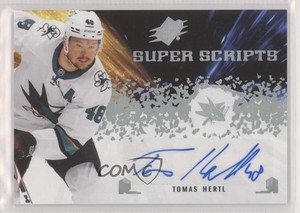 2021-22 SPx Superscripts Tomas Hertl #SS-HE Auto