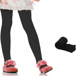 6 Pc Girls Kids Black Footed Tights Dance Pantyhose Ballet Small 13 - Picture 1 of 1