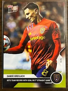 Topps Now MLS #166 2021 Damir Kreilach Real Salt Lake - Imagen 1 de 2