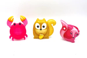 Bath Body Works Scentportable Holder Pink Crab Gold Squirrel Pink Skunk Clip Car - Picture 1 of 5