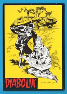 DIABOLIK Promocard N.668 cartolina vintage FG postcard carte postale MA1722 - Picture 1 of 2