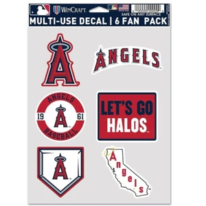 Los Angeles Angels Multi-Use 6 Fan Pack MLB Decal Stickers *Free Shipping - Picture 1 of 1