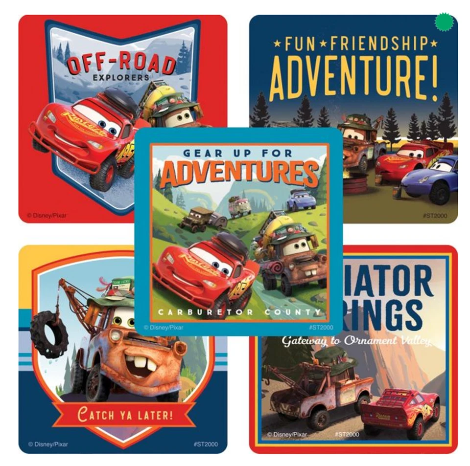 25 Coches Disney Pixar Favores de Fiesta Suministro para Maestros Radiador Muelles Pandilla Foto 1 de 1