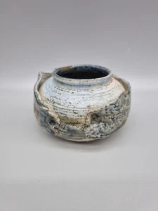 An Interesting Studio Pottery Squat Pot With Wrap Waist, Incised To Base. - Picture 1 of 11