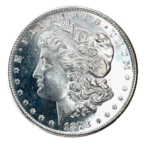1878 S PL Proof Like Obverse Morgan Dollar GEM BU. 90% Silver $1 U.S Coin # 1958 - Picture 1 of 17