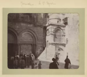 Israël. Jérusalem. Saint-Sépulcre. Citrate circa 1900. - Imagen 1 de 1