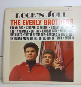 The Everly Brothers Rock N Soul LP 12" Vinyl Record WB 1578 - Foto 1 di 8
