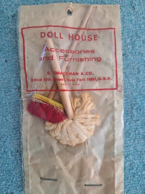 Accesorios para casa de muñecas Shackman años 40 muebles Inglaterra fregona de habitación nueva rara Foto 1 de 4