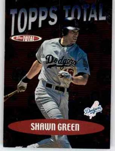 Topps Total Total Topps 2002 Shawn inserción de lámina verde MLB PWE Dodgers #19 - Imagen 1 de 2