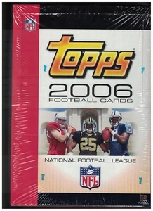 Topps Football 2006 paquete de rack sellado caja 24/18 tarjetas possable Bush Cutler & Drew - Imagen 1 de 3