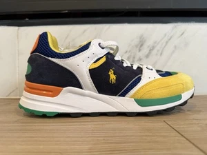 Zapatillas Deportivas Polo Ralph Lauren Trackster 200 Talla 9 Azul Verde Amarillo - Imagen 1 de 9